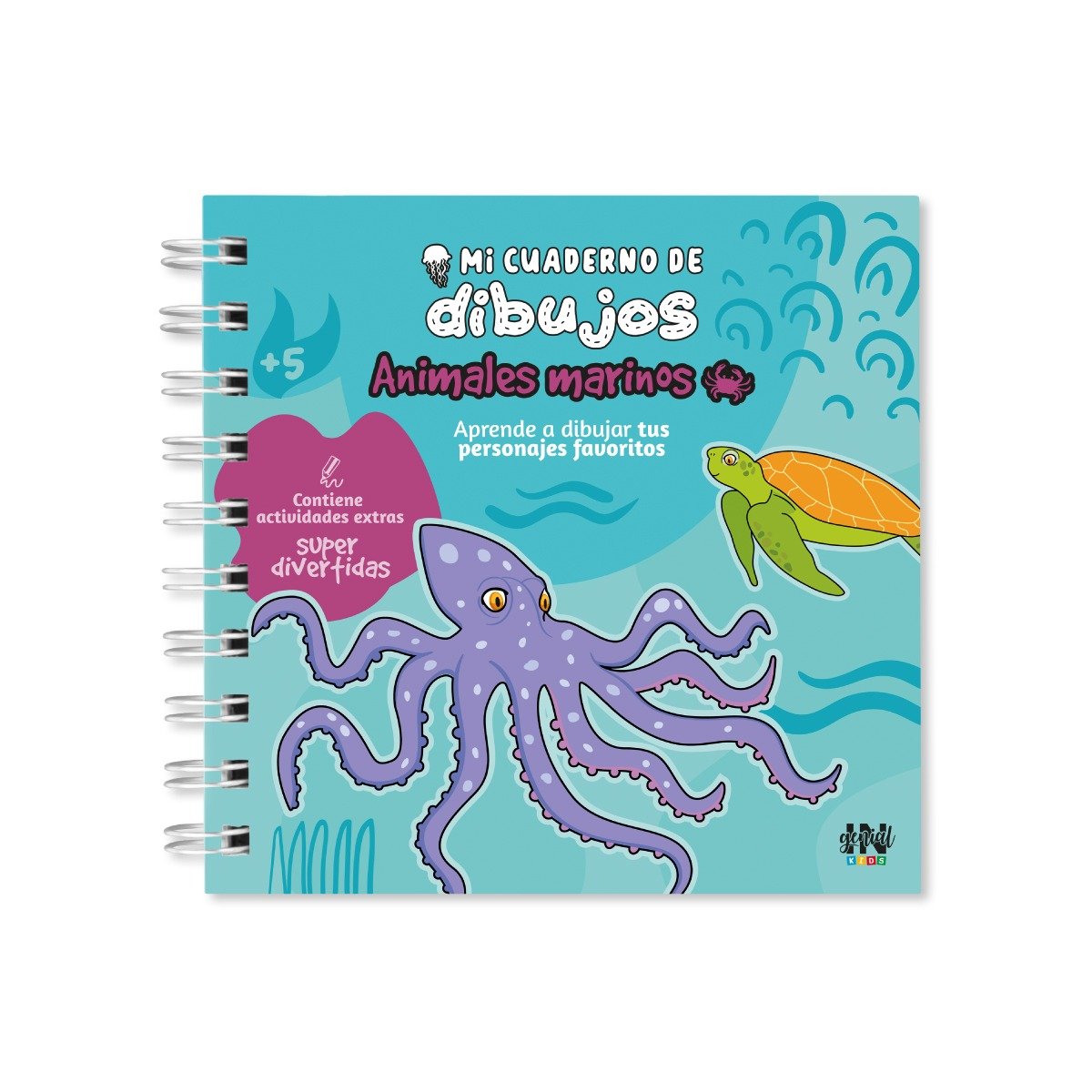 Pack de dibujo Ingenial Kids Animales Marinos - Imagen 3