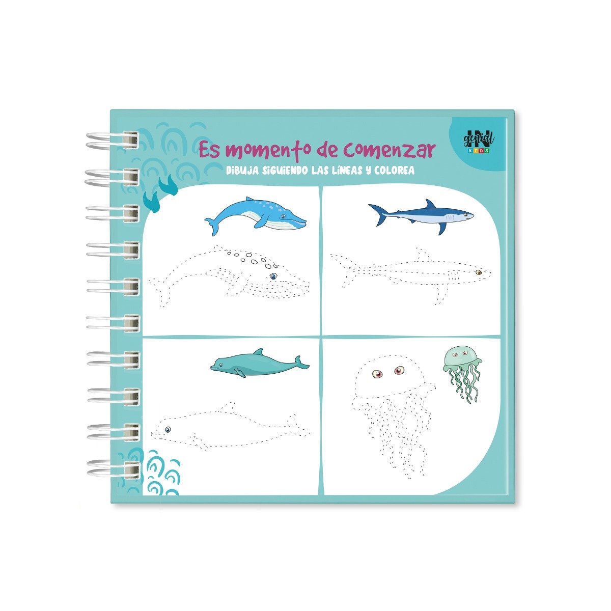 Pack de dibujo Ingenial Kids Animales Marinos - Imagen 4
