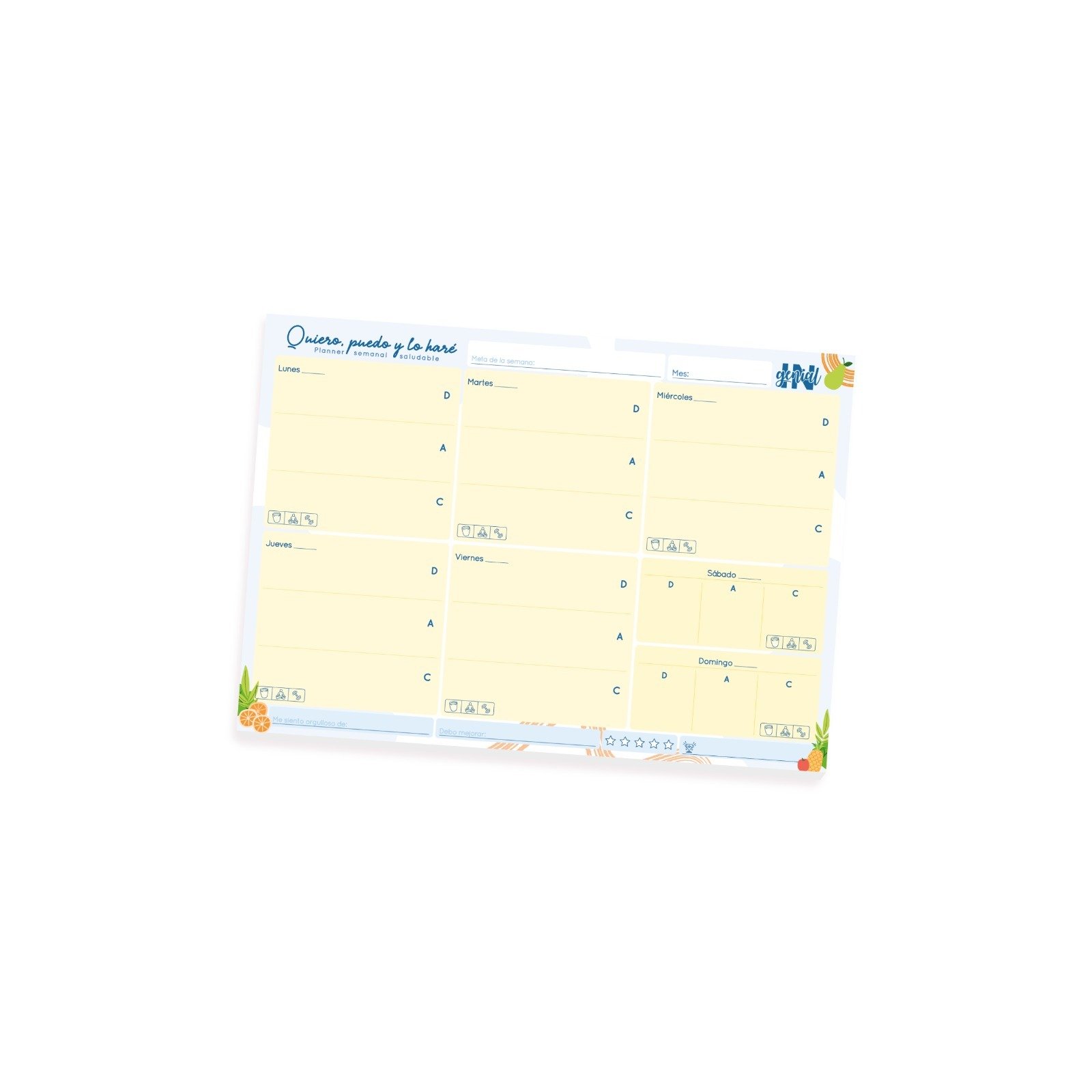 Pack Ingenial health: agenda diaria infinita + planner saludable - Imagen 4