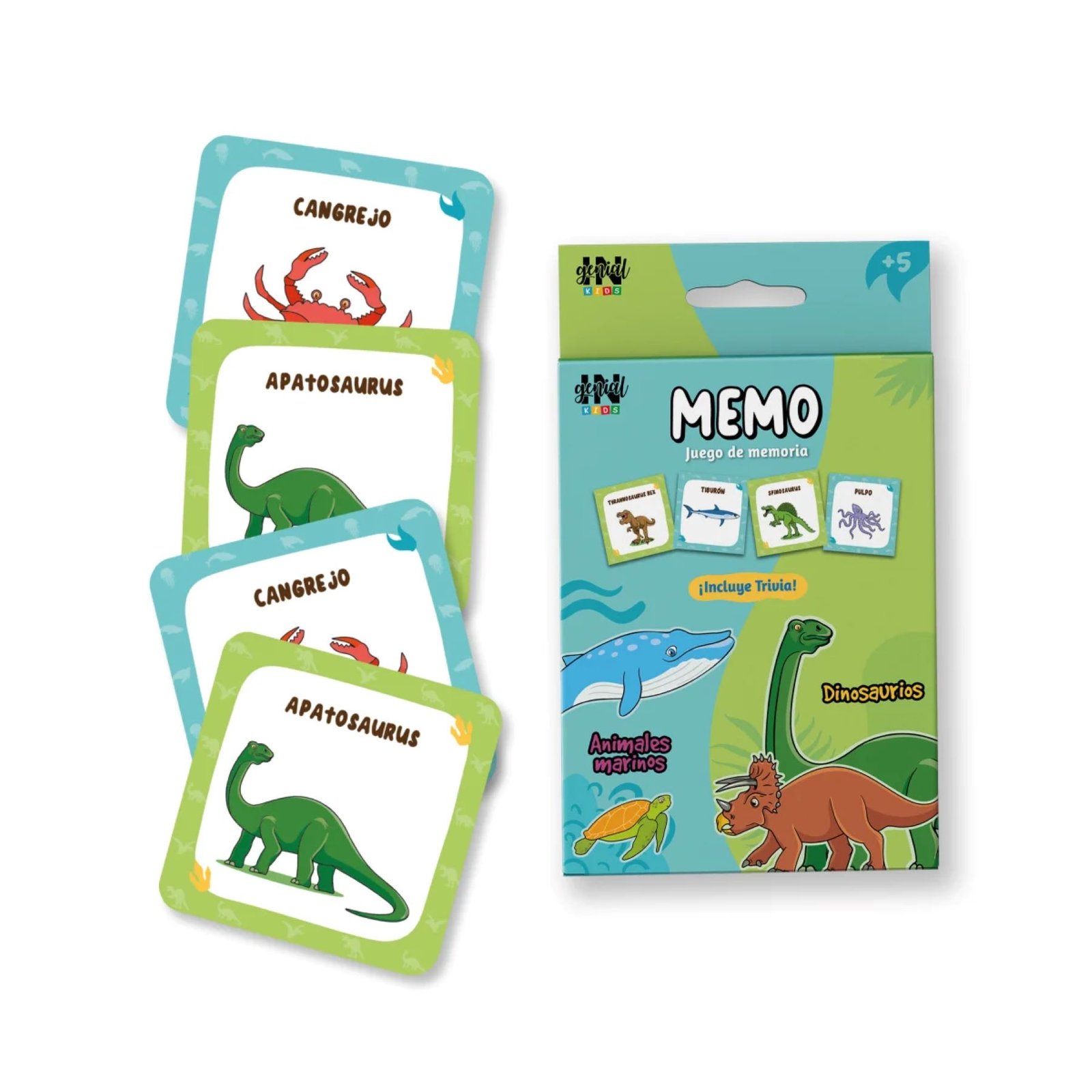 Juego de memoria para niños Ingenial Kids Memo