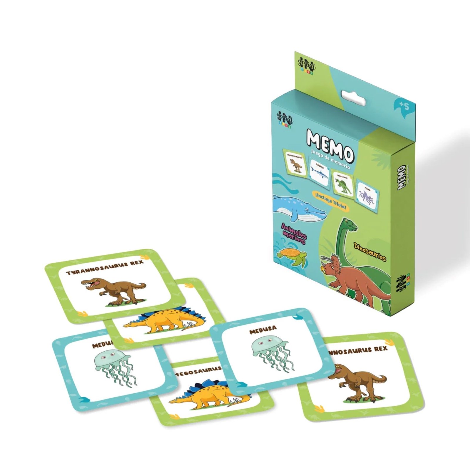 Juego de memoria y trivia para niños Ingenial Memo - Imagen 3
